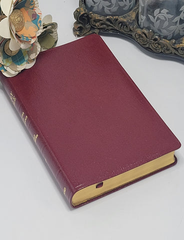 OLD SCOFIELD STUDY BIBLE CLASSIC EDITION, KJV, GENUINE LEATHER BURGUNDY THUMB-INDEXED