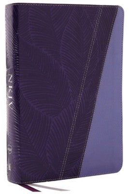 NKJV Study Bible, Full-Color, Comfort Print-soft leather-look, Purple