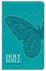 KJV Gift & Award Bible--soft leather-look, teal