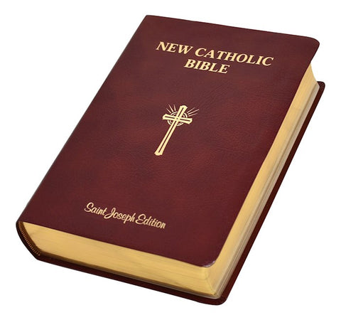 NCB St. Joseph New Catholic Bible Burgundy Giant Print