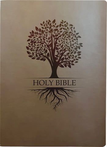 KJVER Family Legacy Large Print Holy Bible, Imitiation Leather, Coffee
