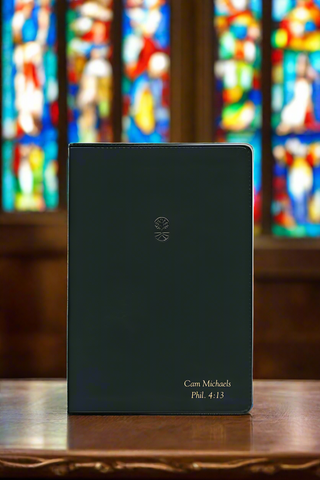 NKJV Encountering God Study Bible, Comfort Print--soft leather-look, black