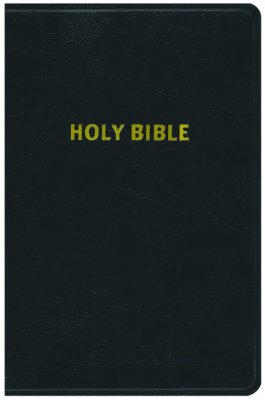 NASB Giant Print Handy-Size Bible-Black Bonded Leather NASB 1977 Edition