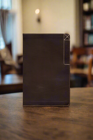 Every Man's Bible/Large Print (Deluxe Explorer Edition)-Rustic Brown LeatherLike-NLT