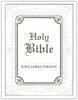 KJV Family Bible-White Faux Leather Hardcover