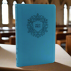 NKJV Thinline Bible/Large Print (Comfort Print)-Turquoise Leathersoft Holy Bible