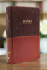 NKJV Large Print Woman's Study Bible (Full Color)-Brown/Burgundy Leathersoft-Indexed