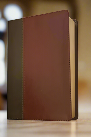 NKJV Life Application Study Bible/Large Print (Third Edition)-Brown/Mahogany LeatherLike