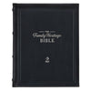 NLT Family Heritage Bible-Black Hardcover Full-Grain Leather