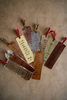 Leather Scripture Bookmarks Zechariah 4:6---- Limited Quantities