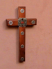 The Mission Wooden Wall Cross 24"