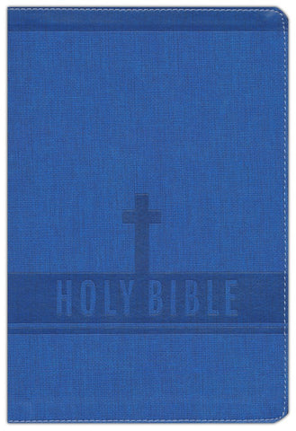 NIV Bible For Kids (Comfort Print)/Large Print-Blue Leathersoft