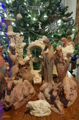 14 piece China Nativity Set