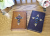 KJV Tan with Pink with Roses Jeweled Compact Bible (pictured on right)