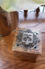 Baby Keepsake Soapstone Box - Gemstone & Cross - Choice of Colors