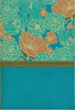 NIV Large Print Thinline Bible-Turquoise Floral