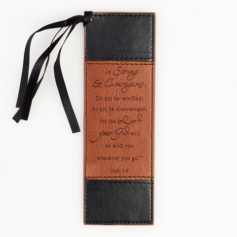 Bookmark "Be Strong and Courageous" Luxleather Limited Quantities Available
