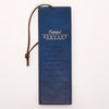 Bookmark "Faithful Servant" Navy Luxleather