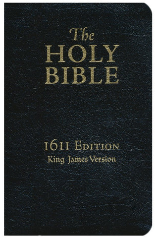 KJV 1611 Bible 400th Anniversary Edition, Black- Leather