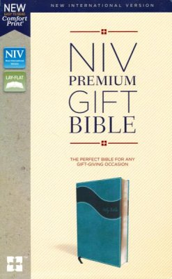 NIV Gift Bible (Comfort Print) - Turquoise Leathersoft-2 Choices-Indexed or Non-Indexed