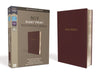 NIV Giant Print Reference Leather-look Bible-Burgundy