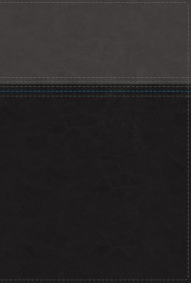 NASB Thinline Bible, Red Letter Edition - Black and Grey - Indexed