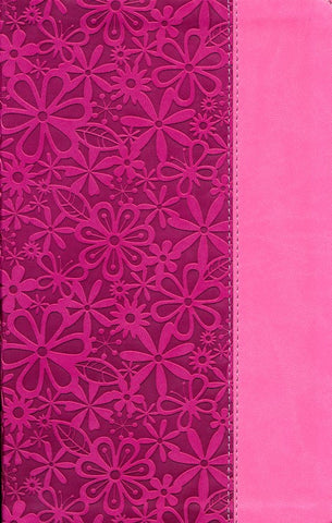 NIV Adventure Bible-Raspberry Pink Floral