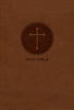 KJV Reference Bible Giant Print Brown LeatherSoft with Cross