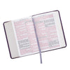 KJV Large Print Compact Bible Purple