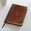 KJV Holy Bible Thinline Large Print Brown