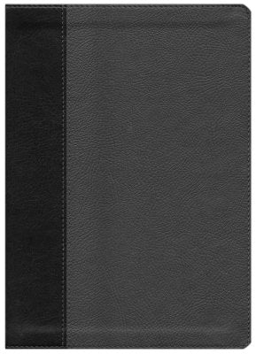 NIV Every Man's Personalized Bible Large Print, TuTone Black/Onyx Indexed