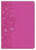 KJV Life Application Study Bible, Third Edition, Large Print, LeatherLike, Peony Pink, Indexed