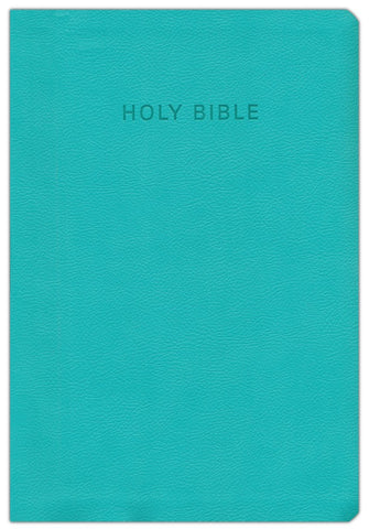 KJV Reference Bible Super Giant Print Turquoise Indexed -- limited quantities left