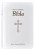 NCB St. Joseph New Catholic Bible Personal Size-White Bonded Leather