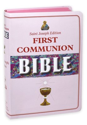 NCB First Communion  Bible -Pink