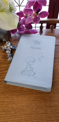 ICB Precious Moments Holy Bible - Blue