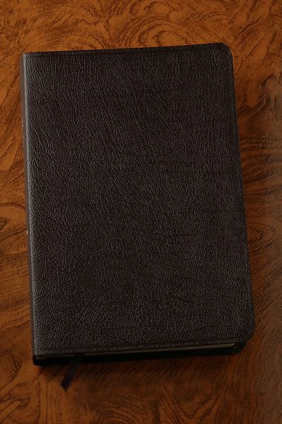 KJV Study Bible-Burgundy Genuine Bonded Leather