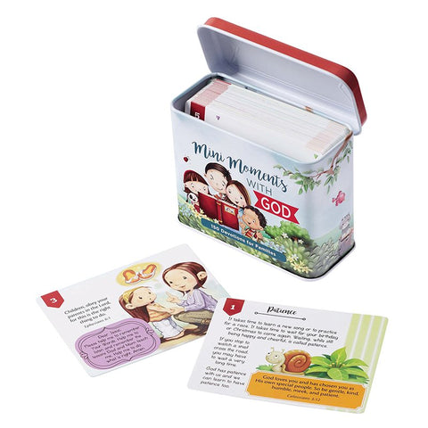 Prayer Cards In Tin-Mini Moments With God