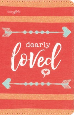 NIV Girls' Ultimate Backpack Bible (Faithgirlz Edition) (Comfort Print)-Coral Flexcover