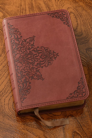 ESV Chestnut Filigree Thinline Bible