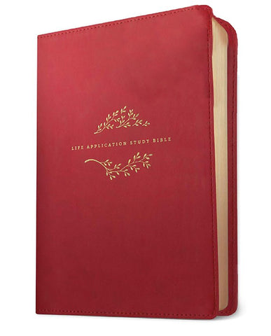 NLT Life Application Study Bible/Large Print (Third Edition) (RL)-Berry LeatherLike Indexed