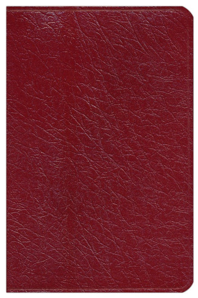 OLD SCOFIELD STUDY BIBLE CLASSIC EDITION, KJV, GENUINE LEATHER BURGUNDY THUMB-INDEXED