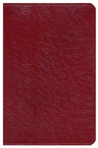 OLD SCOFIELD STUDY BIBLE CLASSIC EDITION, KJV, GENUINE LEATHER BURGUNDY THUMB-INDEXED