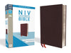 NIV Thinline Bible Burgundy Bonded Leather