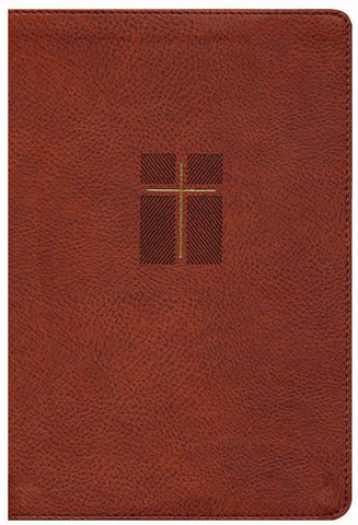 NIV Quest Study Bible (Comfort Print)-Brown Leathersoft