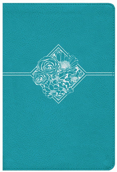 NIV Quest Study Bible (Comfort Print)-Teal Leathersoft Indexed The Only Q And A Study Bible