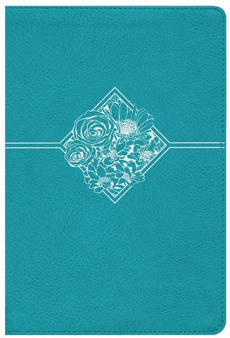 NIV Quest Study Bible (Comfort Print)-Teal Leathersoft Indexed The Only Q And A Study Bible