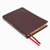 NASB Thinline Bible/Large Print (Comfort Print)-Burgundy Bonded Leather