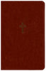 NASB Thinline Bible/Large Print (Comfort Print)-Brown Leathersoft