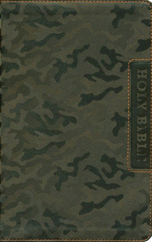 NIV Boys' Bible-soft leather-look, brown camo